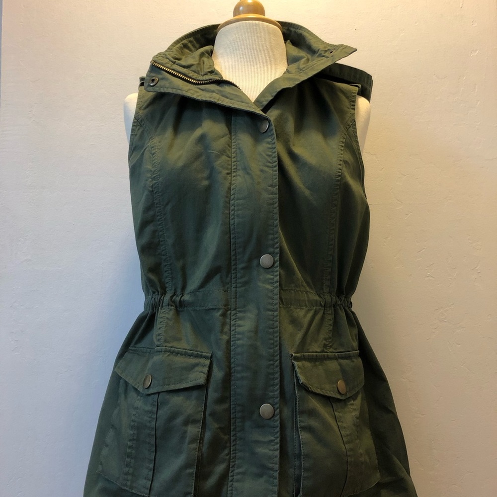 Olive Green Cotton Vest from Stitch Fix